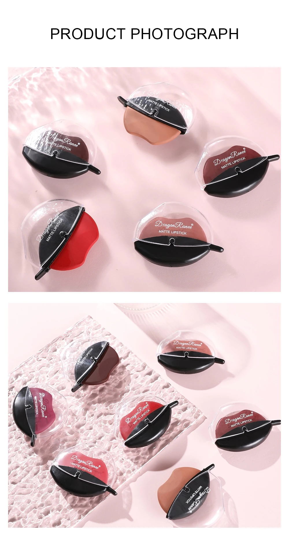 New Squeeze In Lipstick Lazy Lipstick Shaped Non-Red Lipstick Cup Korean Lipgloss Moisturizing Matte Makeup Waterproof Lips