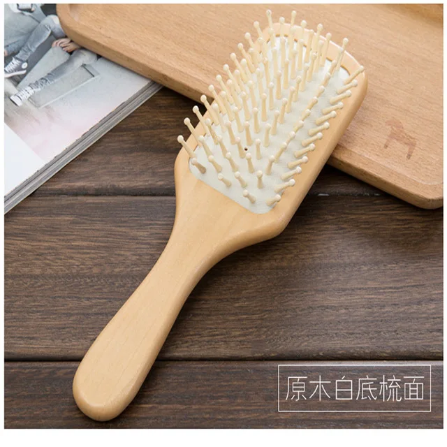 مشط تدليك وسادة هوائية شعر ناعم غير معقود مشط عملي عالي المرونة لتدليك الرأس بكيس هواء مشط فرشاة شعر