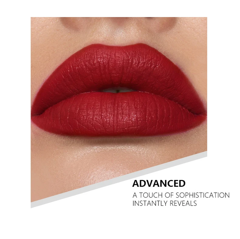 ملمع شفاه مقاوم للماء يدوم طويلاً أحمر شفاه سائل غير لامع مستحضرات تجميل 24 ساعة ماكياج صغير غير لامع مخملي ألوان 3 قطعة / المجموعة