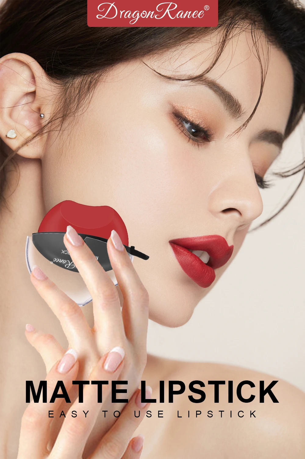 New Squeeze In Lipstick Lazy Lipstick Shaped Non-Red Lipstick Cup Korean Lipgloss Moisturizing Matte Makeup Waterproof Lips