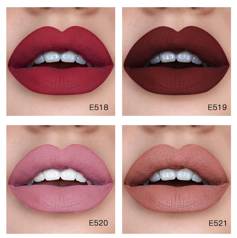 Pudaier ماتي ملمع شفاه 16 لون أحمر شفاه مخملي سائل ماتي ملمع شفاه مقاوم للماء ملمع شفاه سمنة مثير الشفاه ماكياج مستحضرات التجميل