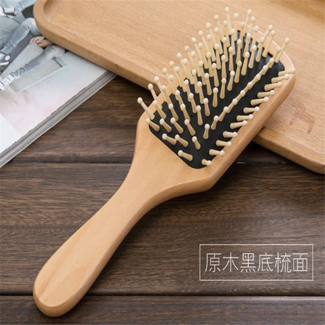 مشط تدليك وسادة هوائية شعر ناعم غير معقود مشط عملي عالي المرونة لتدليك الرأس بكيس هواء مشط فرشاة شعر