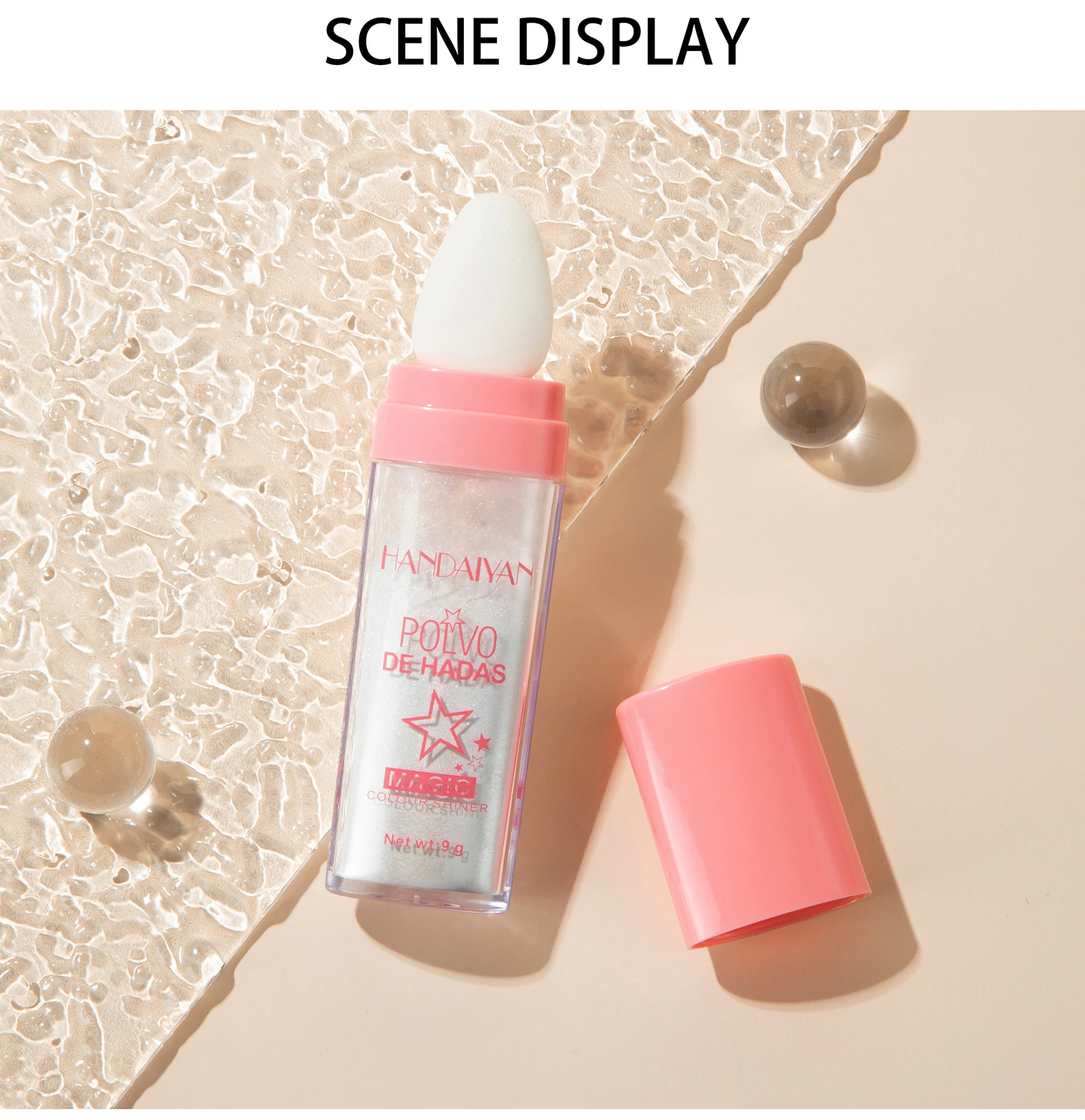 كامل الجسم هايلايتر لامع بودرة للجسم هايلايتر Fairy Highlight Powder بودرة اشراق الجسم قلم برونزي للوجه مستحضرات تجميل متوهجة